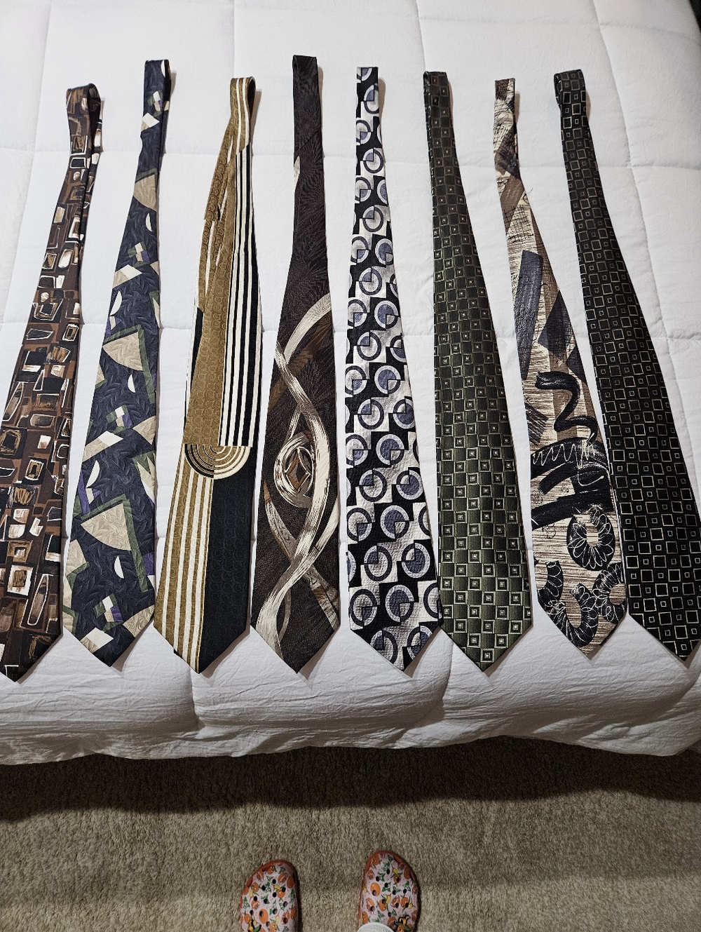 Tall Man. Men's Classic Patterned Ties
